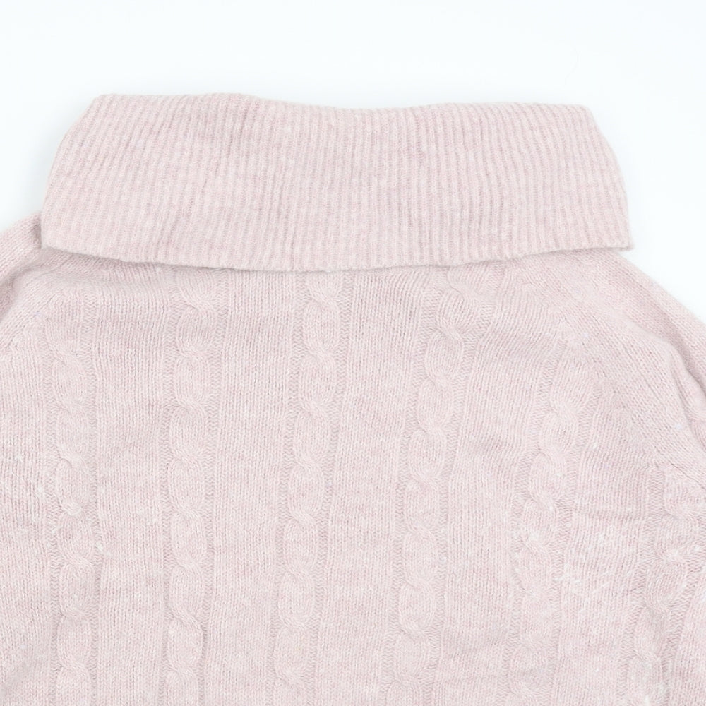 M&S Womens Pink  Knit Pullover Jumper Size 20