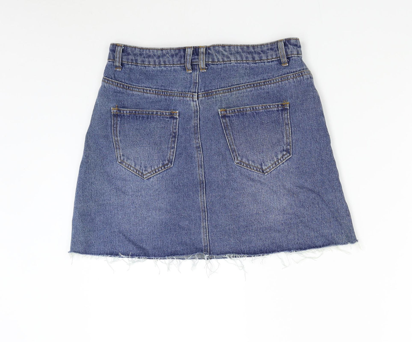 Primark Womens Blue  Denim Mini Skirt Size 12