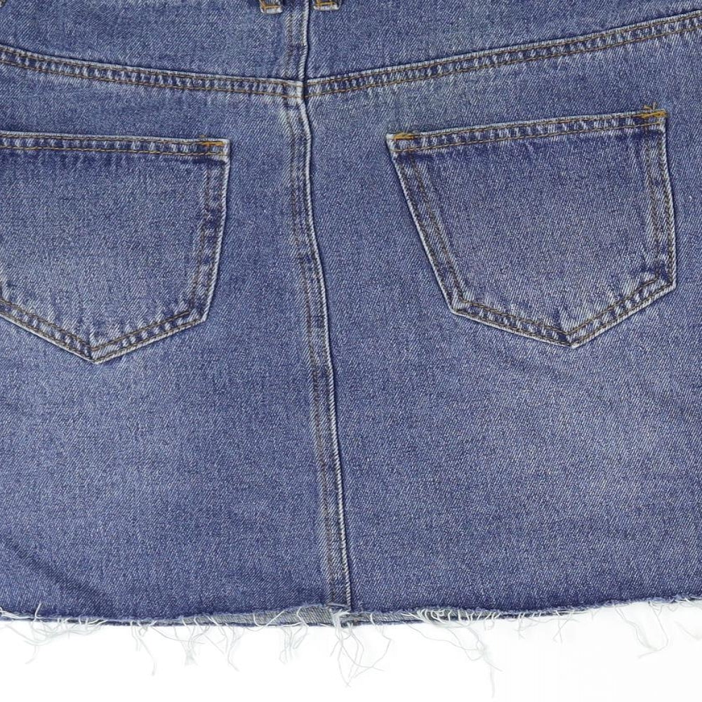 Primark Womens Blue  Denim Mini Skirt Size 12