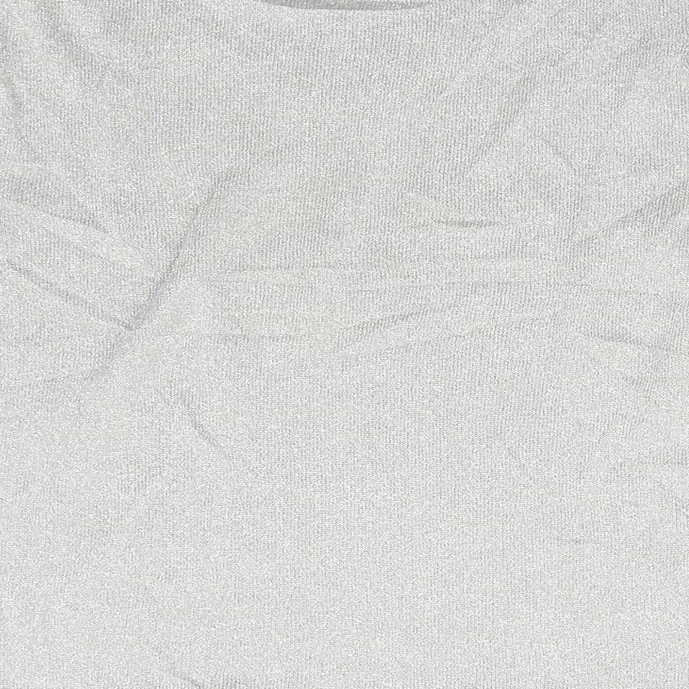 Eastex Womens Silver  Knit Pullover Jumper Size 12