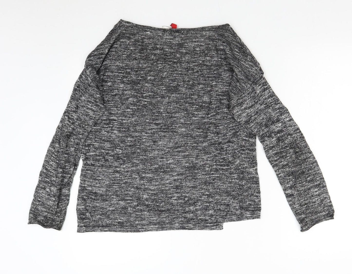 H&M Womens Grey  Knit Pullover Jumper Size M