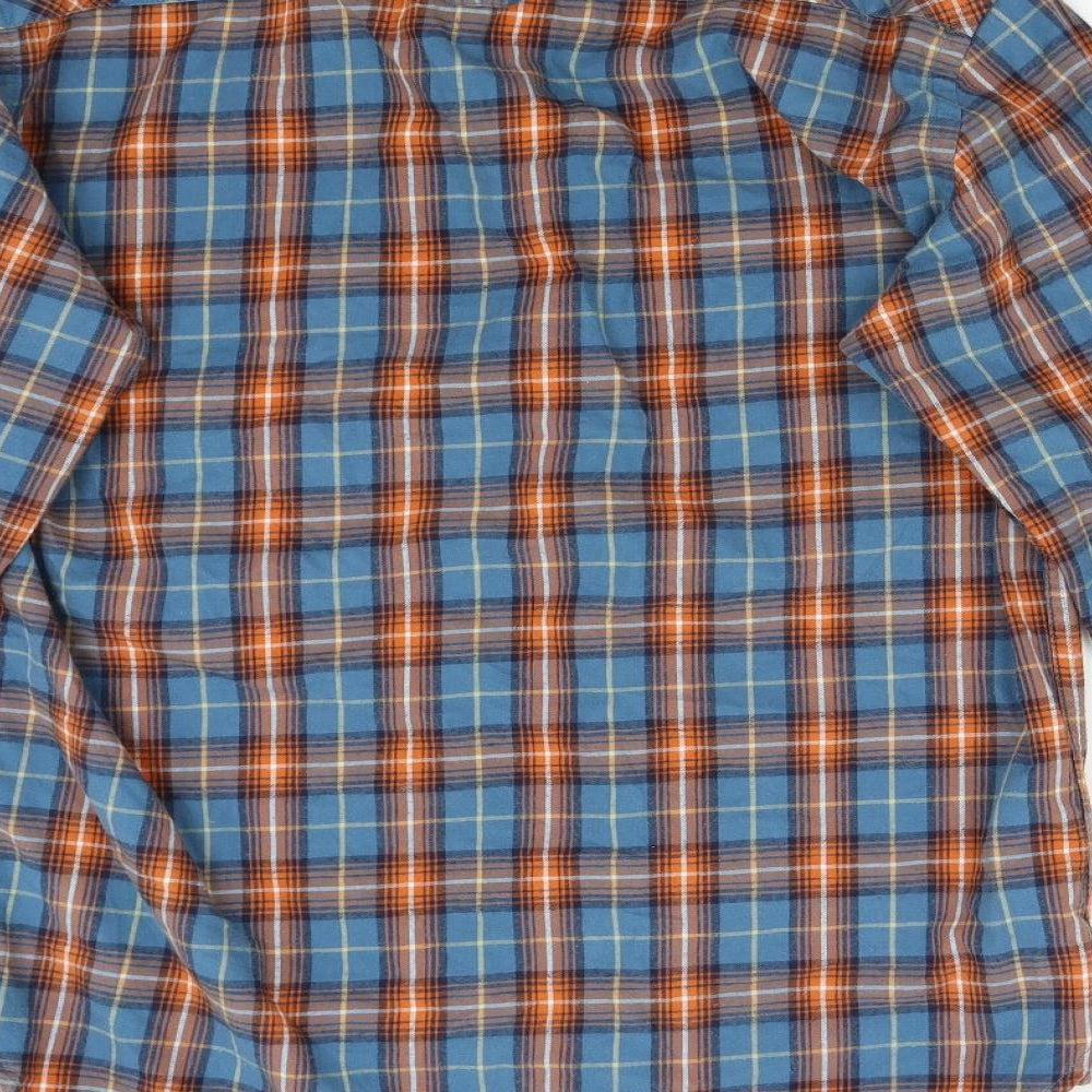 Haworth Mens Multicoloured Check   Button-Up Size M