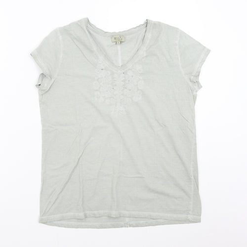 Belle & Rebel Womens Green   Basic T-Shirt Size S