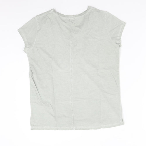 Belle & Rebel Womens Green   Basic T-Shirt Size S