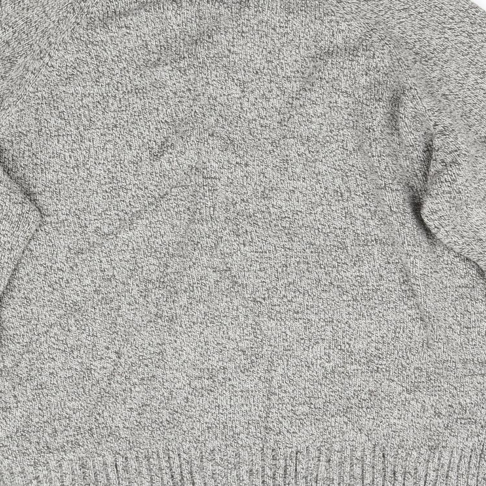 M&S Mens Grey  Knit Pullover Jumper Size M