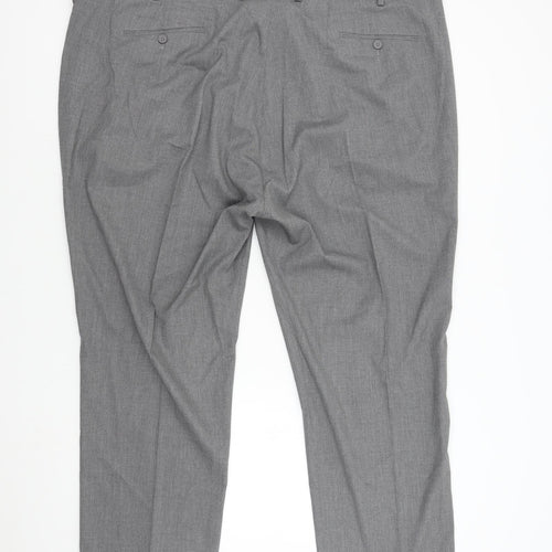 Jacamo Mens Grey   Trousers  Size 50 L29 in