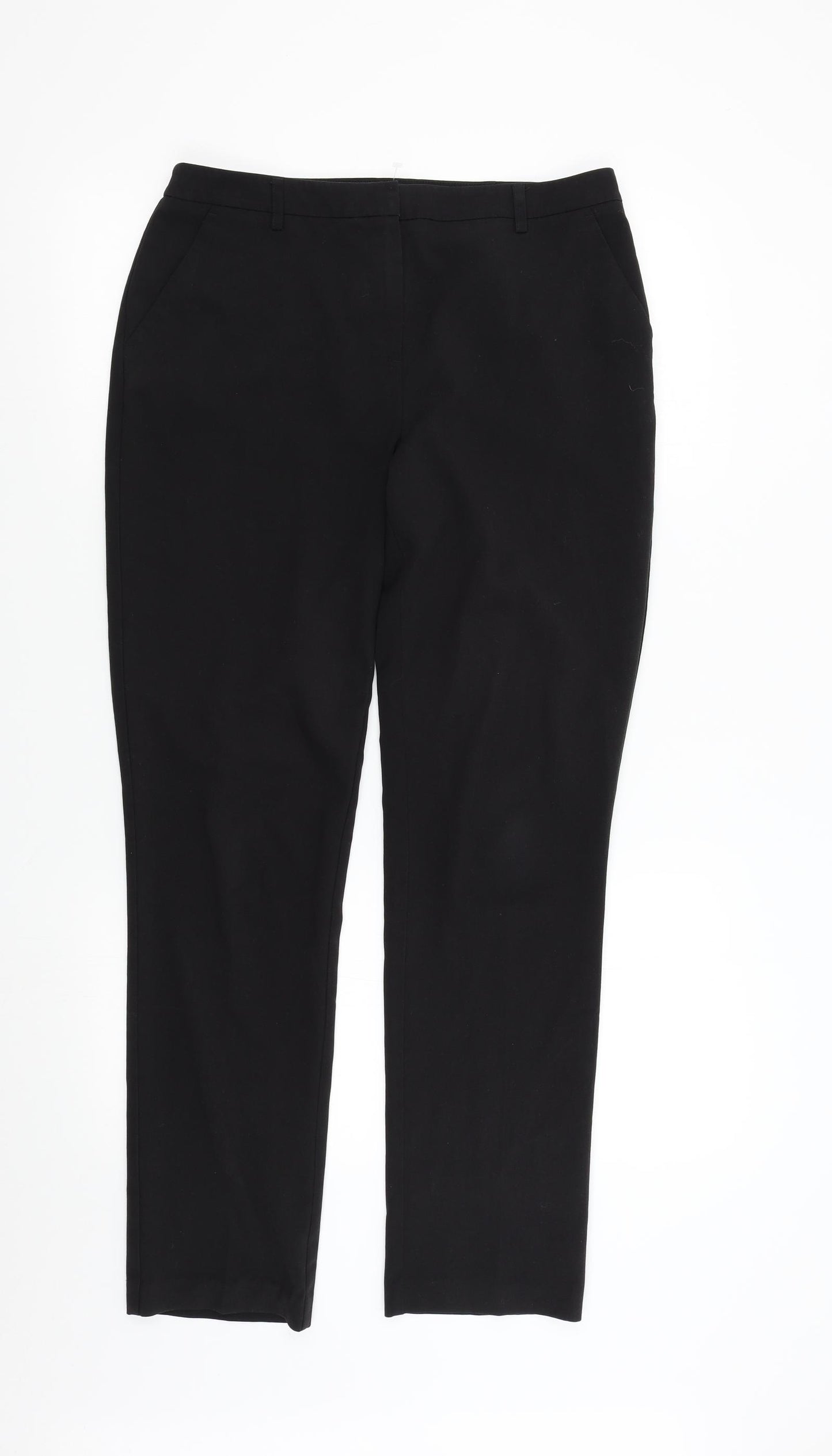 Papaya Womens Black   Trousers  Size 10 L30 in