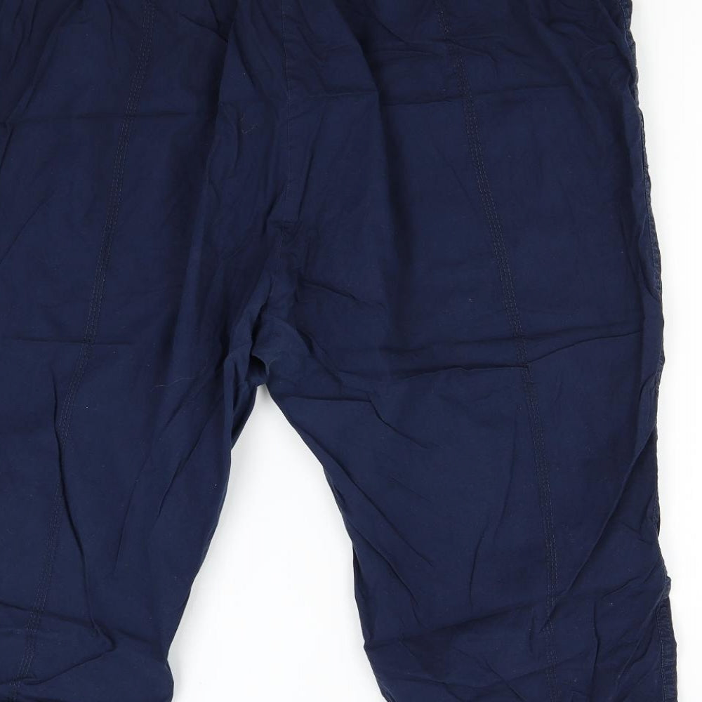BM Casual Womens Blue   Bermuda Shorts Size 22