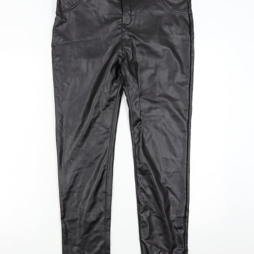 Preworn Womens Black   Trousers  Size 10 L27 in