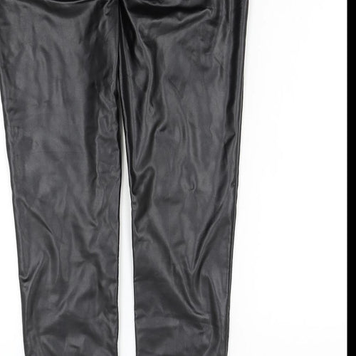 Preworn Womens Black   Trousers  Size 10 L27 in