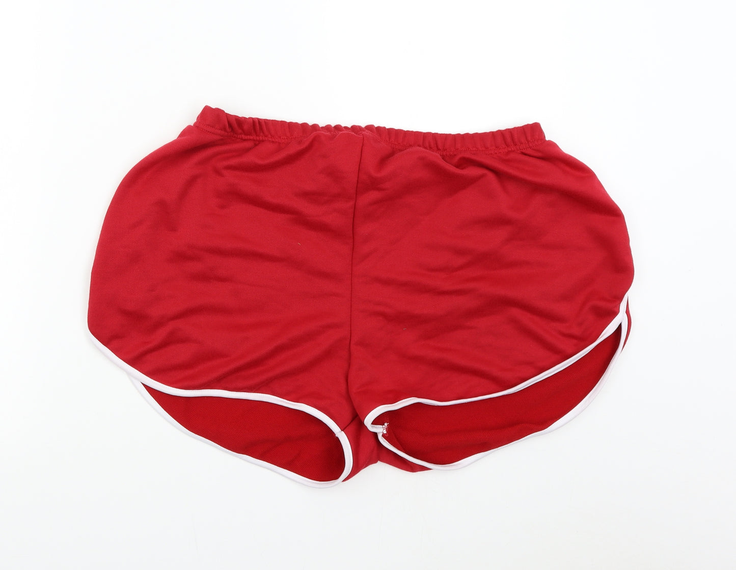Boohoo Womens Red   Hot Pants Shorts Size 18