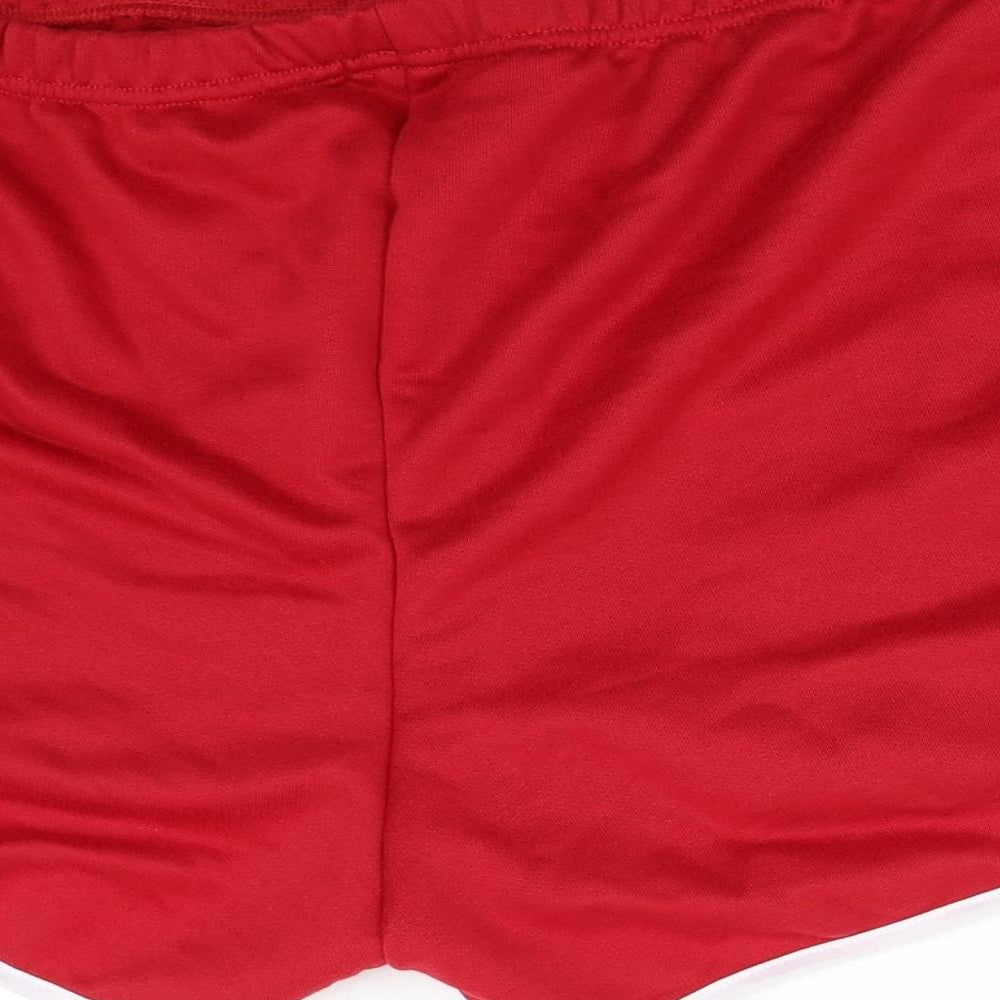 Boohoo Womens Red   Hot Pants Shorts Size 18