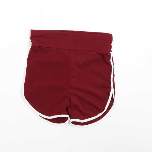 Preworn Womens Red   Hot Pants Shorts Size 28