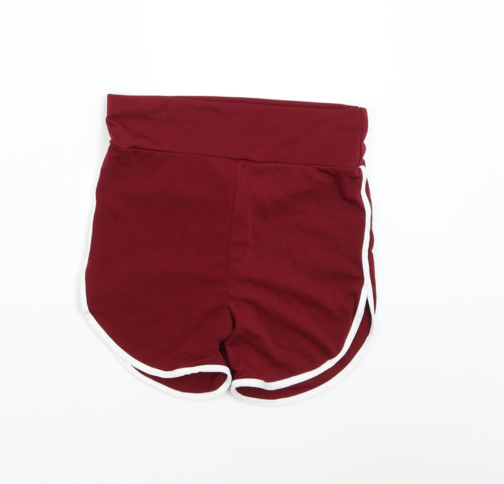 Preworn Womens Red   Hot Pants Shorts Size 28