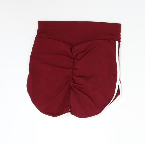 Preworn Womens Red   Hot Pants Shorts Size 28