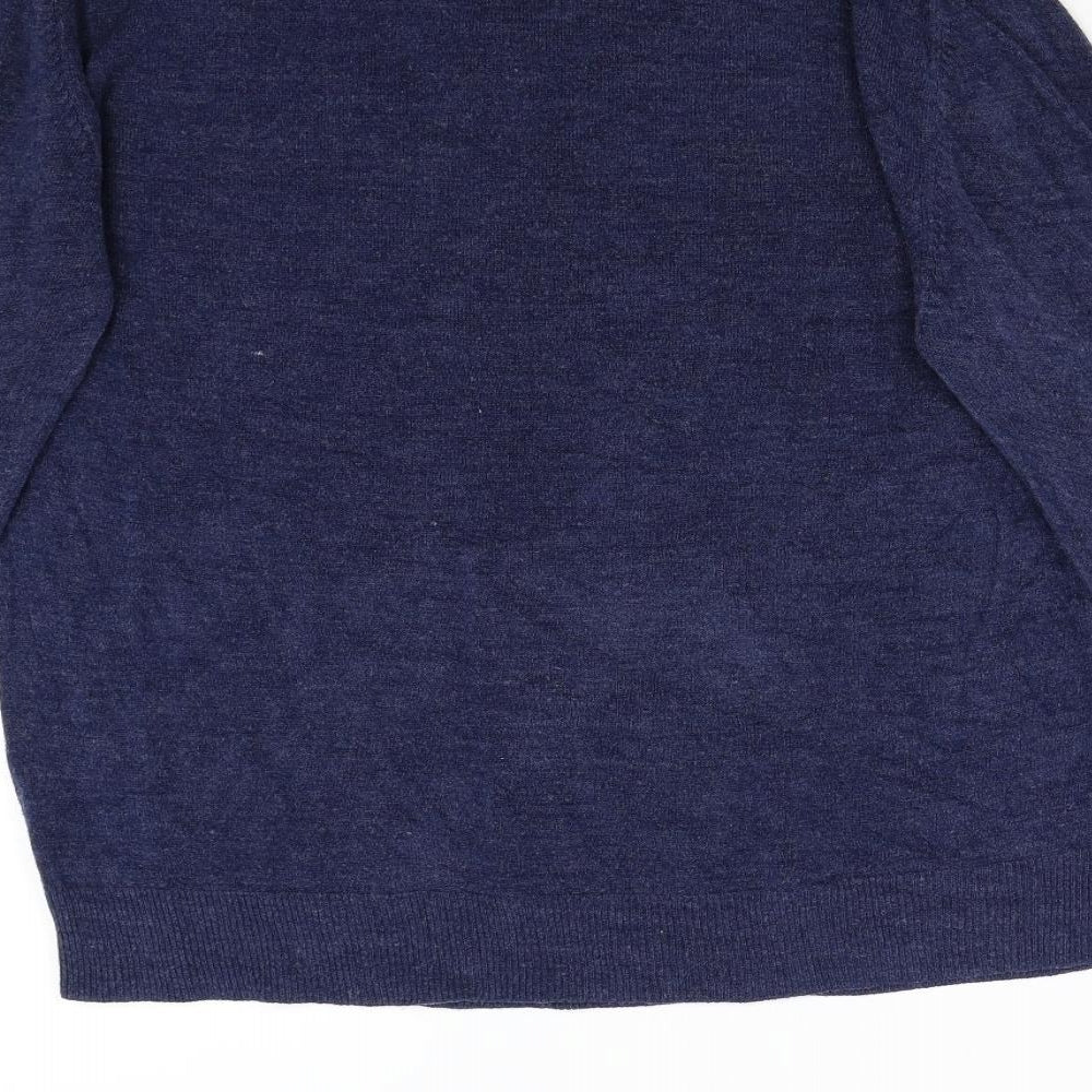 Primark Mens Blue  Knit Pullover Jumper Size L