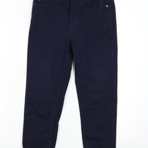 M&S Womens Blue   Capri Jeans Size 10 L21 in