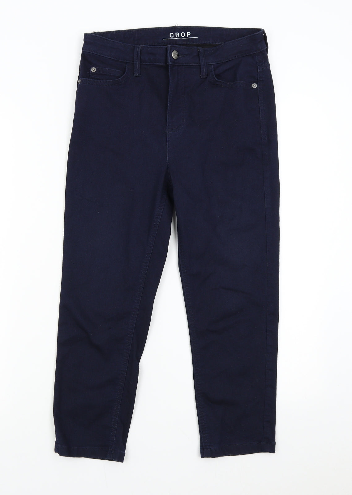 M&S Womens Blue   Capri Jeans Size 10 L21 in