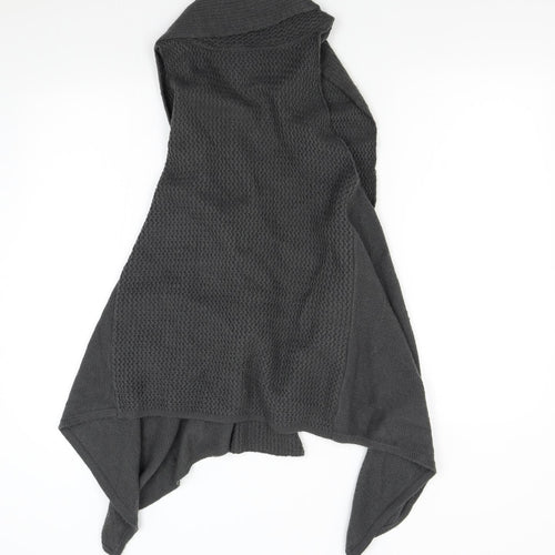 Crafted Womens Grey   Cardigan Jumper Size M