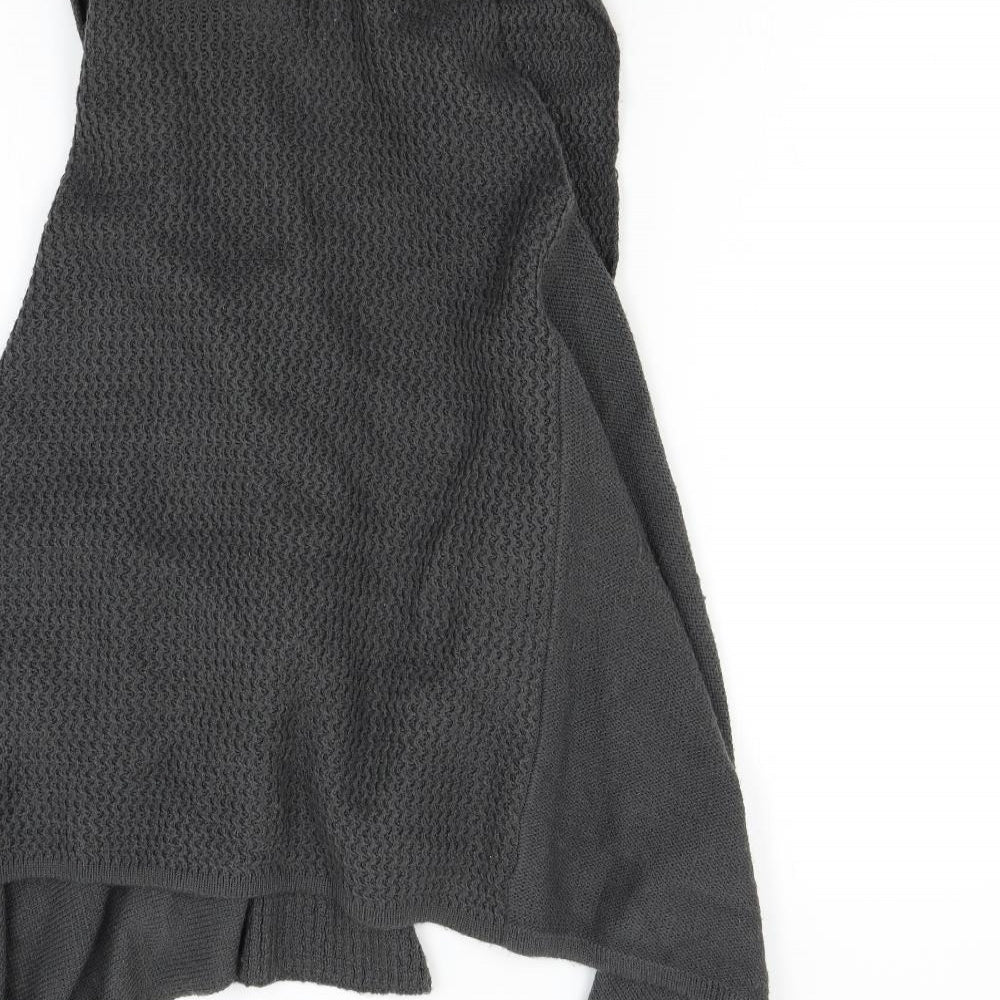 Crafted Womens Grey   Cardigan Jumper Size M