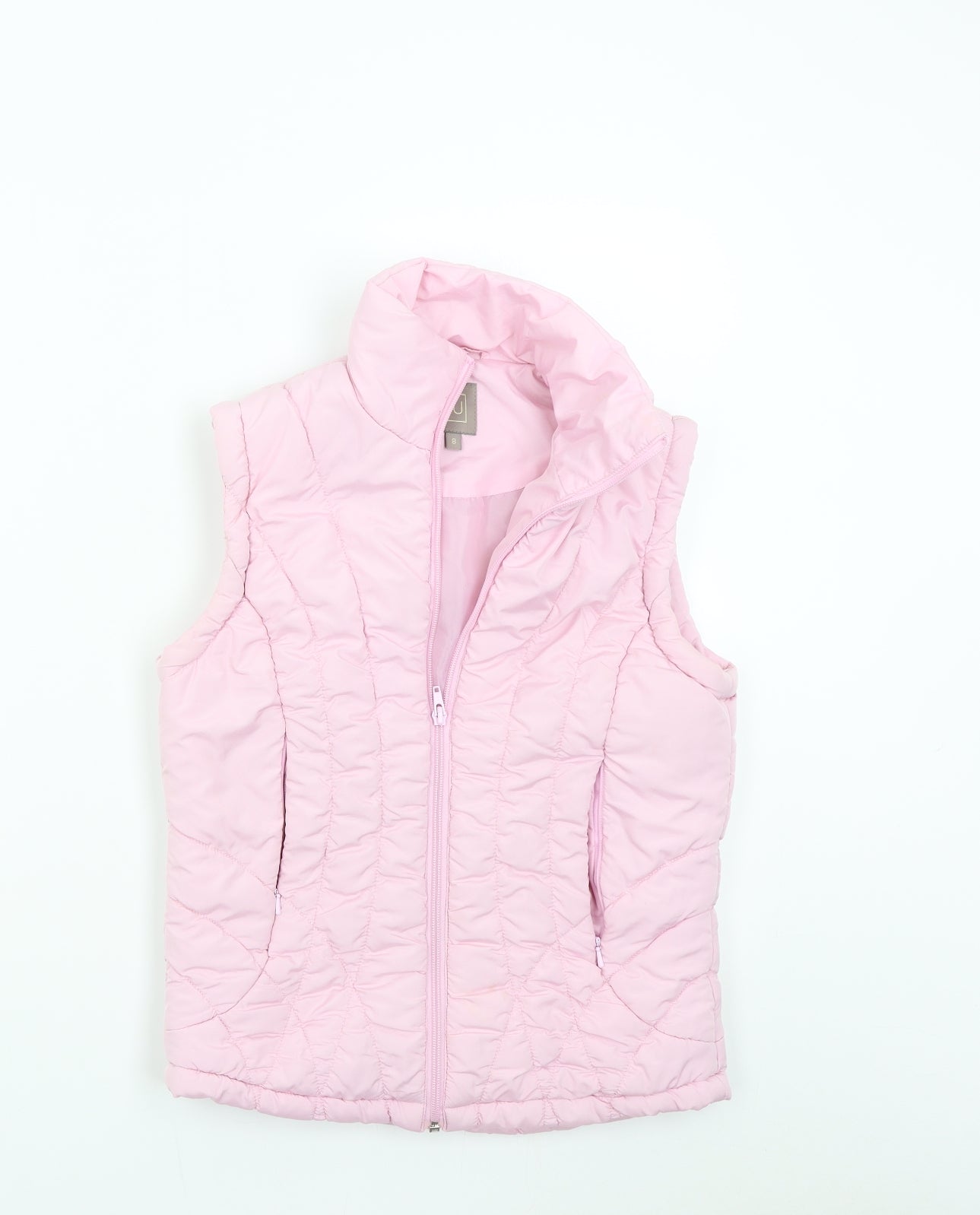 TU Womens Pink   Gilet Waistcoat Size 8