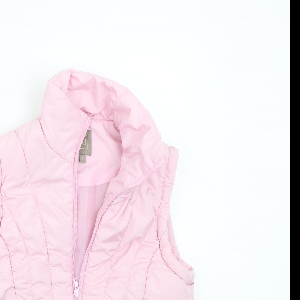 TU Womens Pink   Gilet Waistcoat Size 8