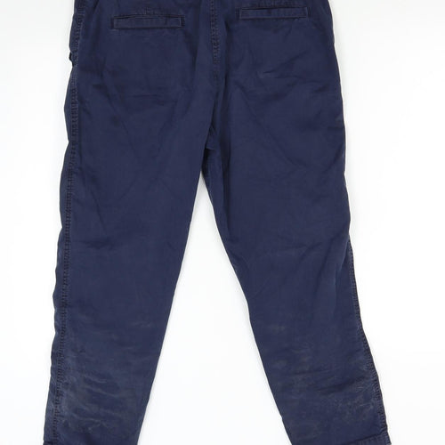 M&S Womens Blue   Trousers  Size 12 L25 in - Short