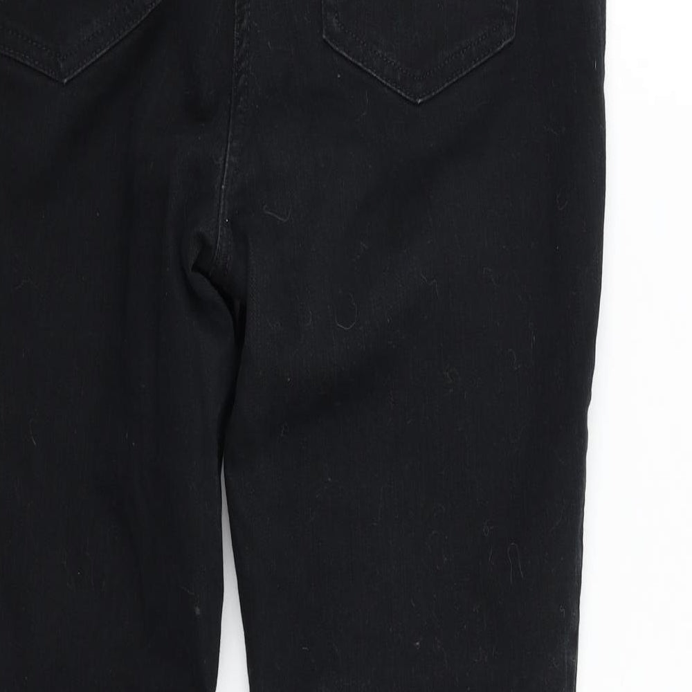 NEXT Womens Black  Denim Skinny Jeans Size 14 L28 in
