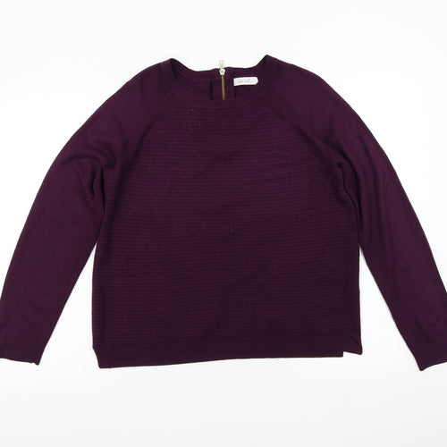 Per Una Womens Purple   Pullover Jumper Size 12