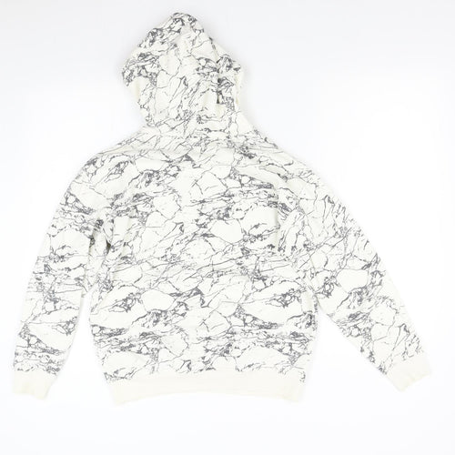 H&M Girls Ivory   Pullover Hoodie Size 10-11 Years