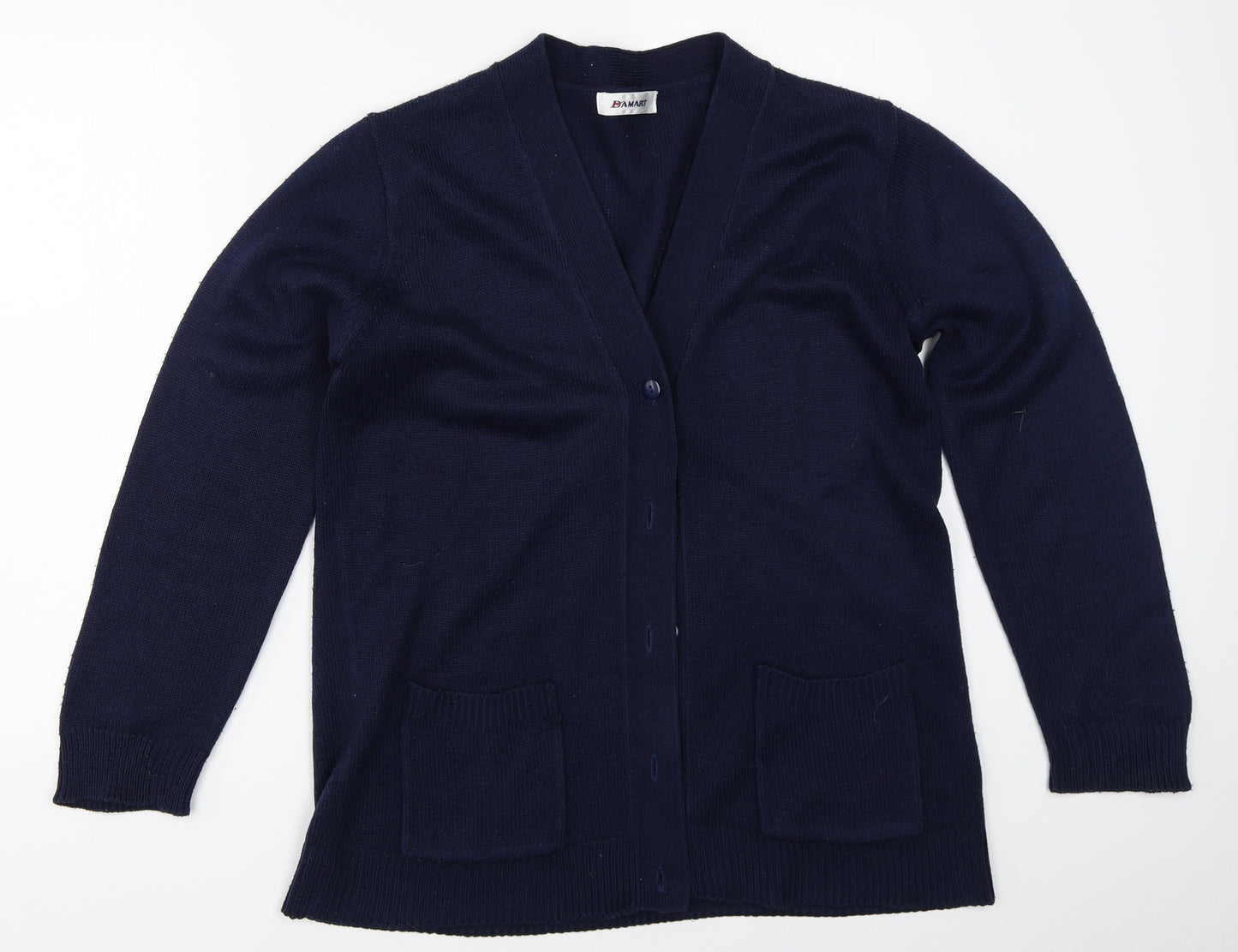 Damart Womens Blue   Cardigan Jumper Size 12