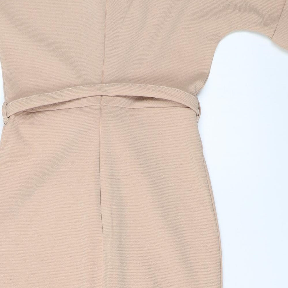 Collection London Womens Beige   Bodycon  Size 10