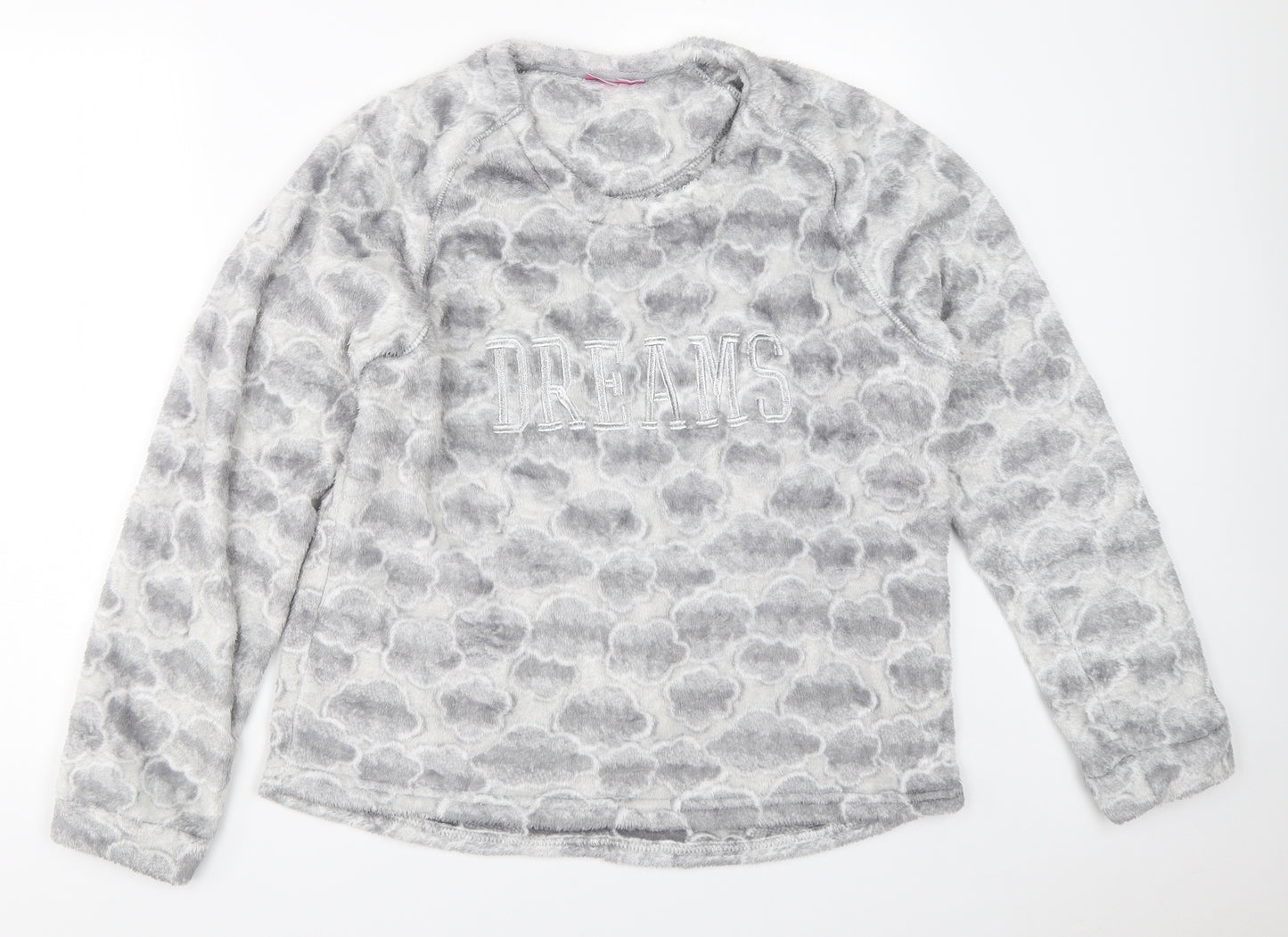 ESMARA Womens Grey Solid  Top Pyjama Top Size 14