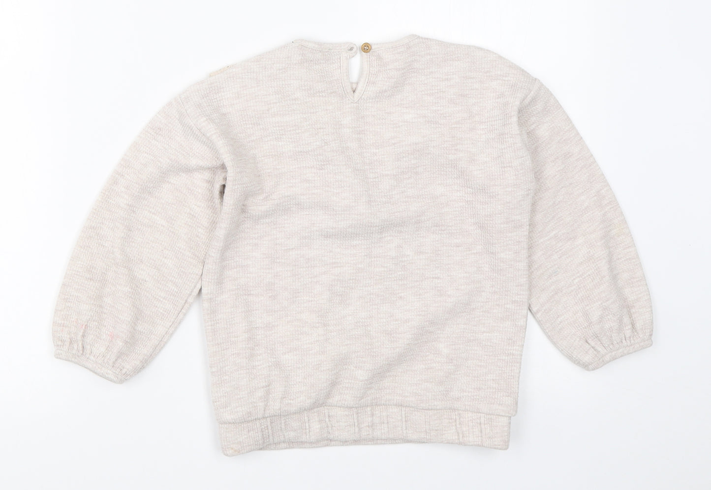 George Girls Beige   Pullover Jumper Size 3-4 Years