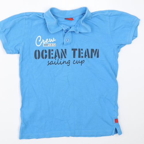 CFL Boys Blue   Basic Polo Size 12-13 Years