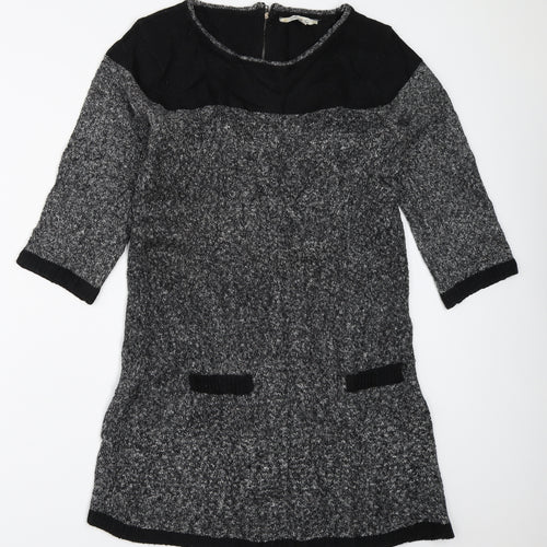 Peacocks Womens Grey   Jumper Dress  Size 12