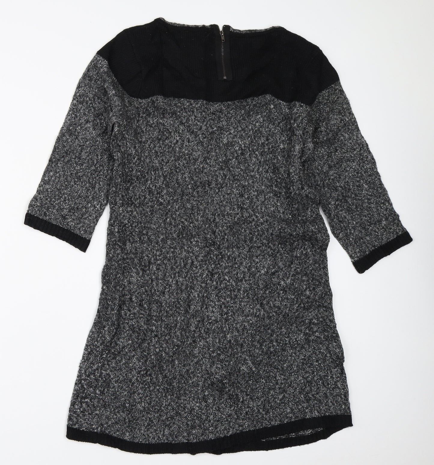 Peacocks Womens Grey   Jumper Dress  Size 12