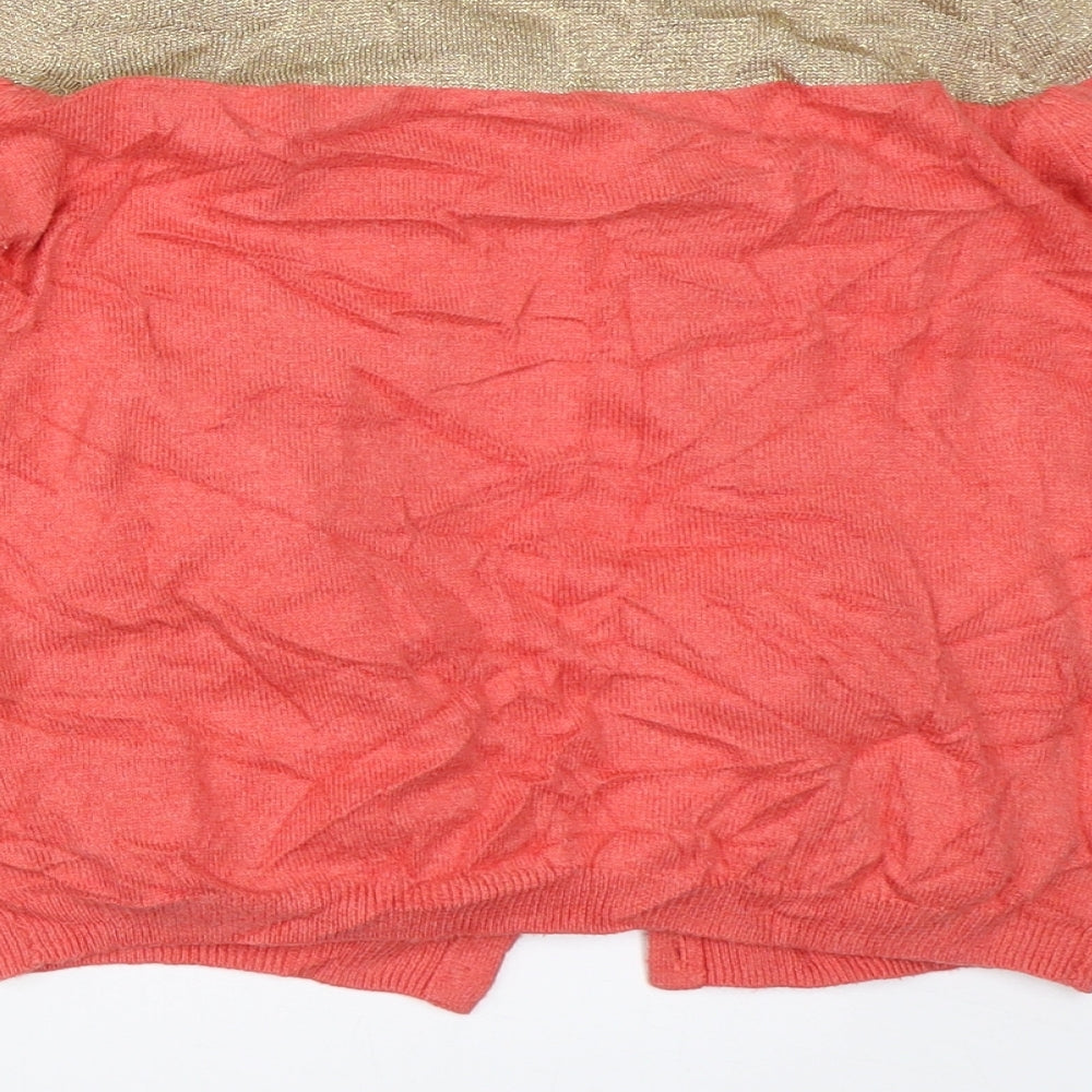 John Lewis Girls Red   Cardigan Jumper Size 10 Years