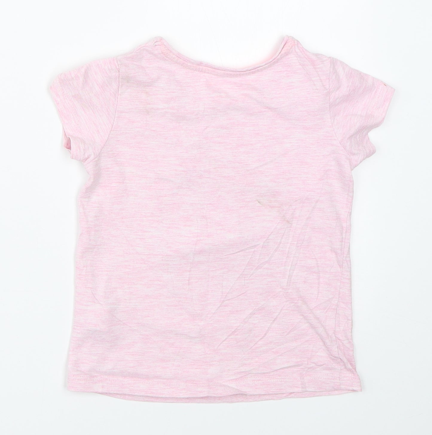 Primark Girls Pink   Basic T-Shirt Size 4-5 Years