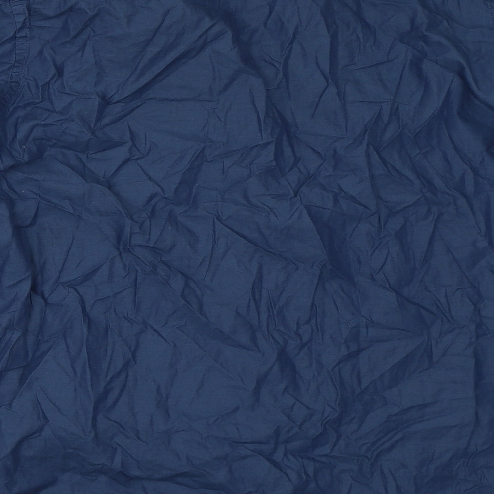 NEXT Mens Blue    Button-Up Size 17.5