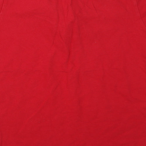 CFL Boys Red   Basic Polo Size 12-13 Years