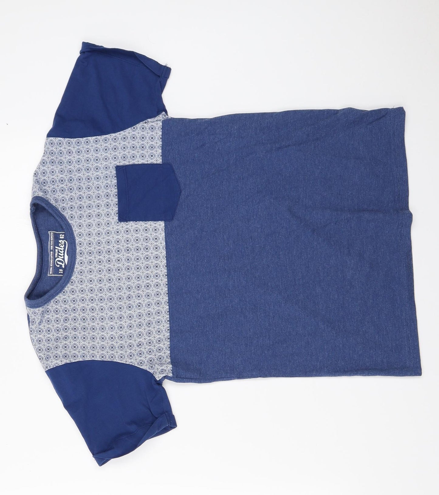 Matalan Boys Blue   Basic T-Shirt Size 10-11 Years
