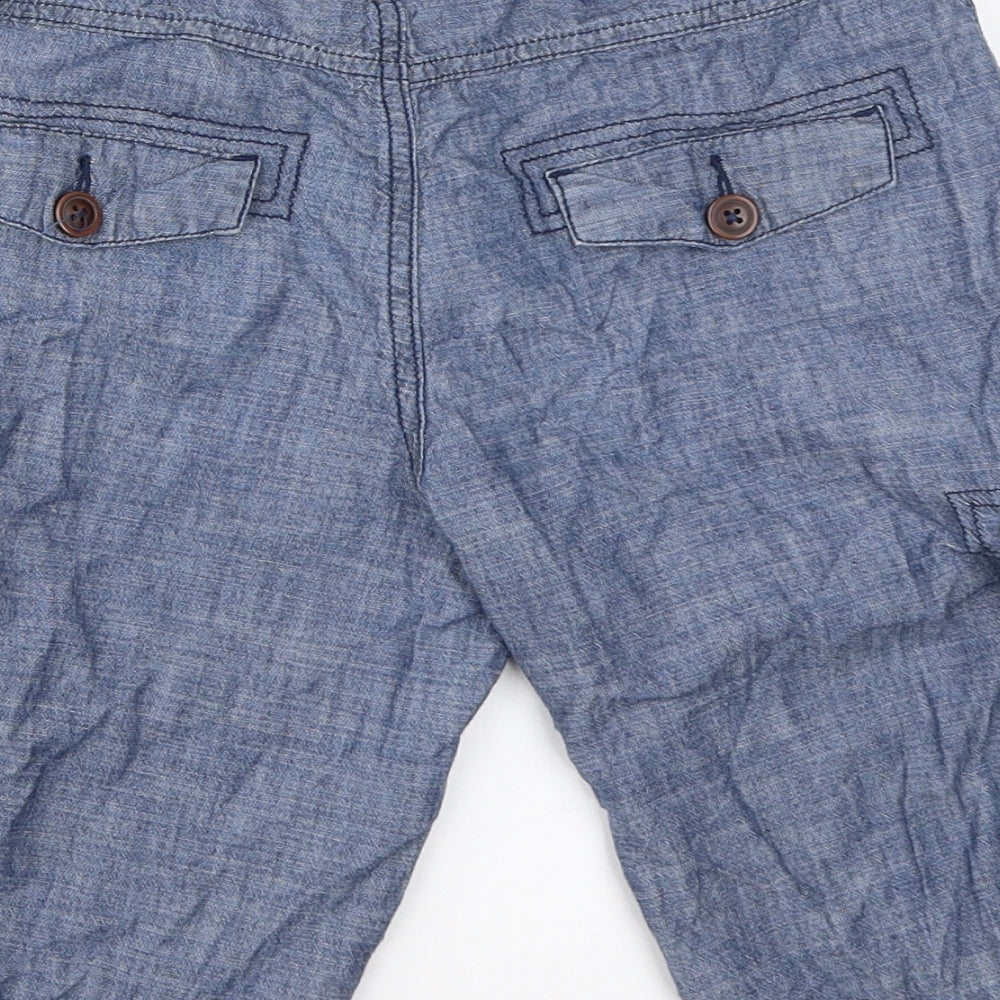 George Boys Blue   Cargo Shorts Size 11-12 Years