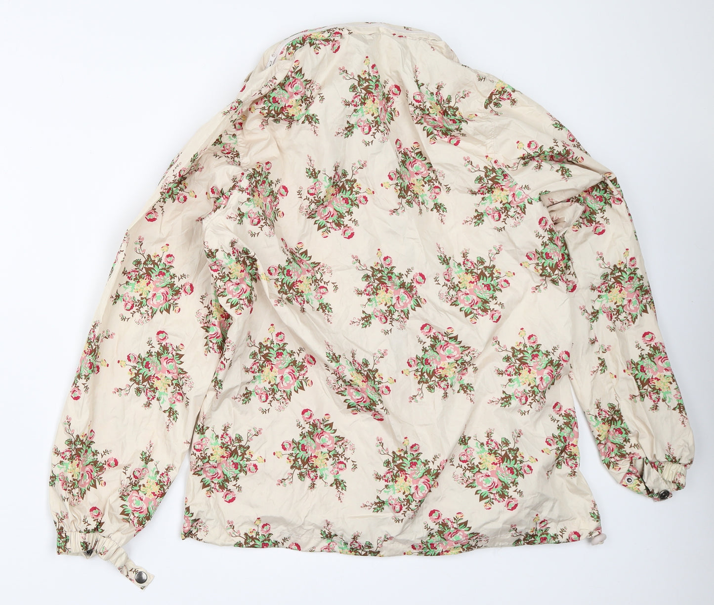 Primark Womens Beige Floral  Rain Coat Coat Size 8