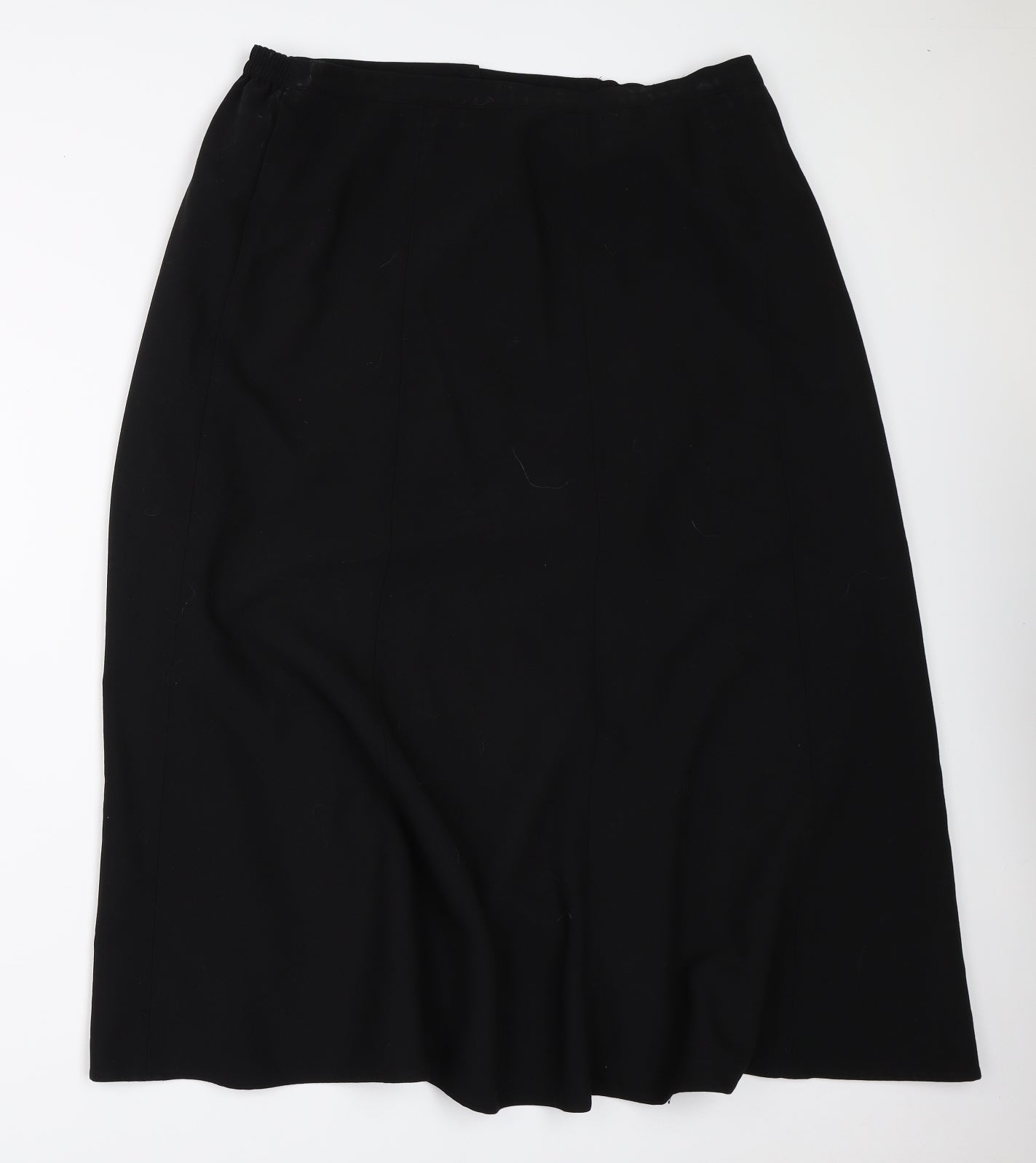 ELVI Womens Black   Flare Skirt Size 20