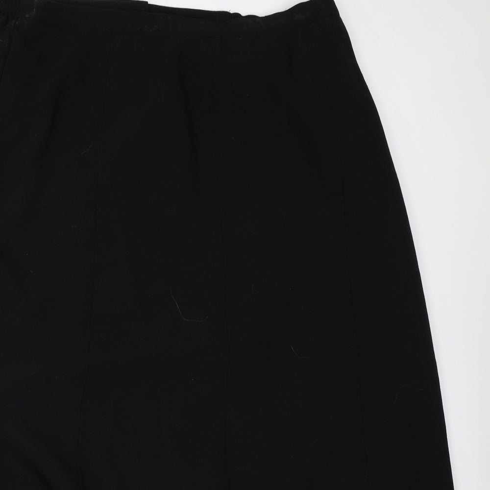 ELVI Womens Black   Flare Skirt Size 20
