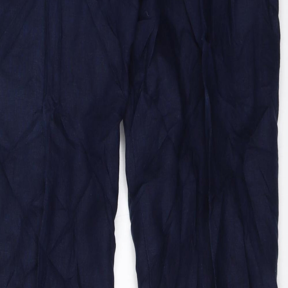 Monsoon Womens Blue   Trousers  Size 12 L31 in