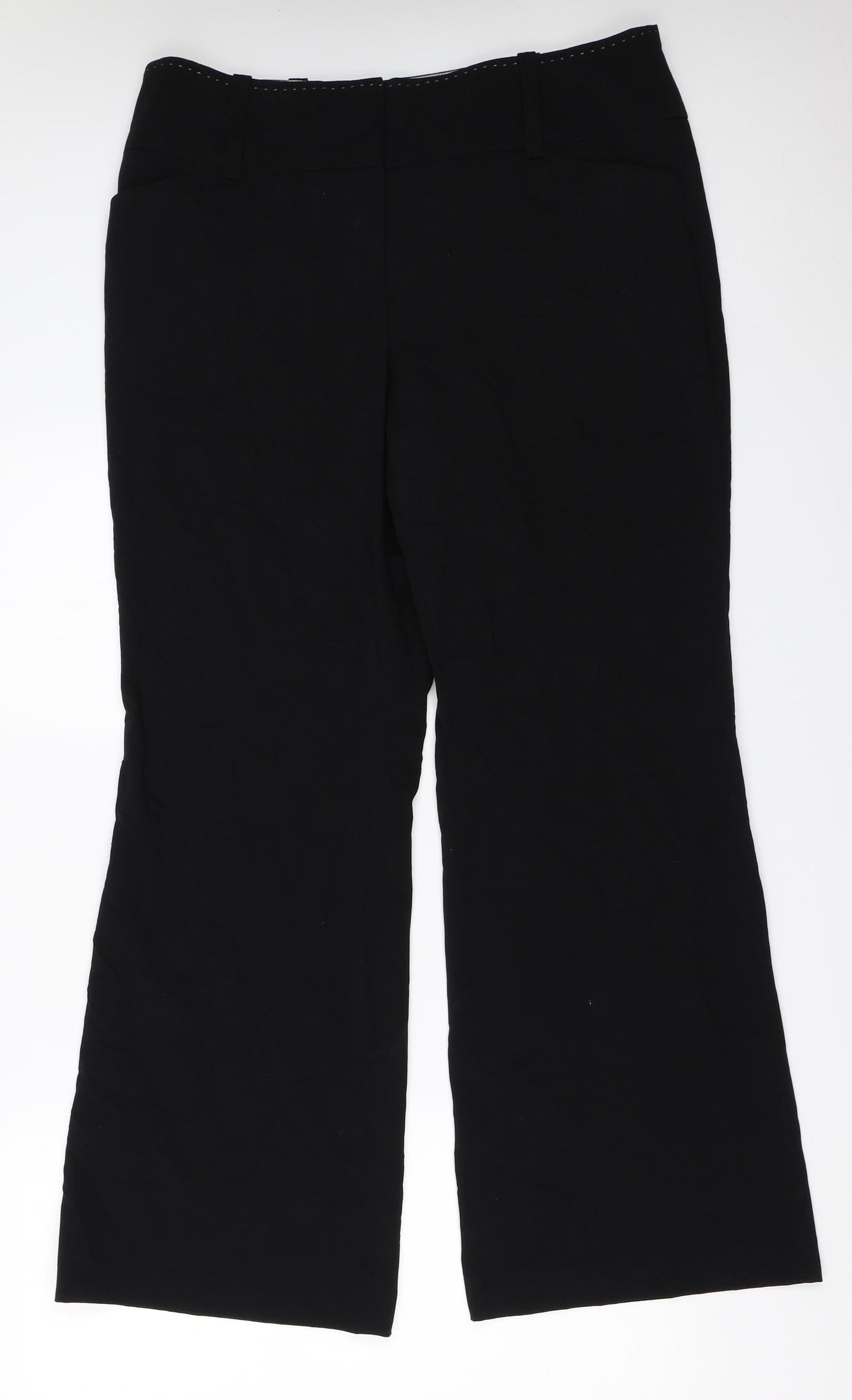 NEXT Womens Black   Trousers  Size 14 L30 in