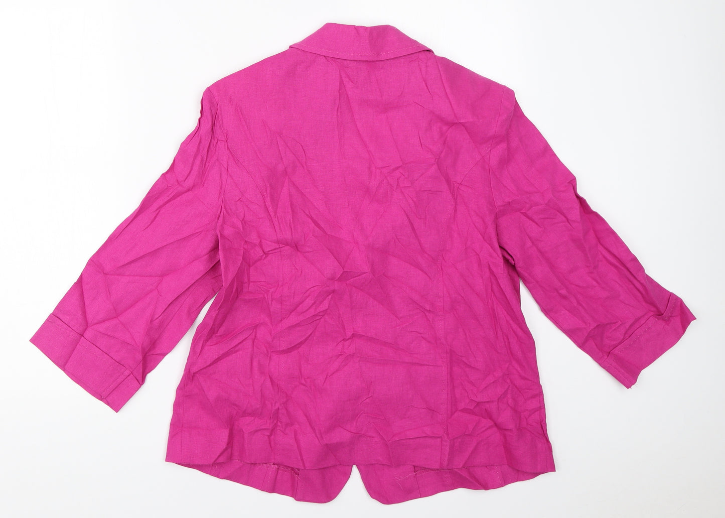 EWM Womens Purple   Jacket Blazer Size 14
