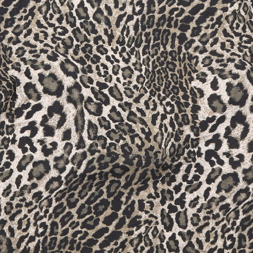 Bonmarché Womens Brown Animal Print  Basic T-Shirt Size 12
